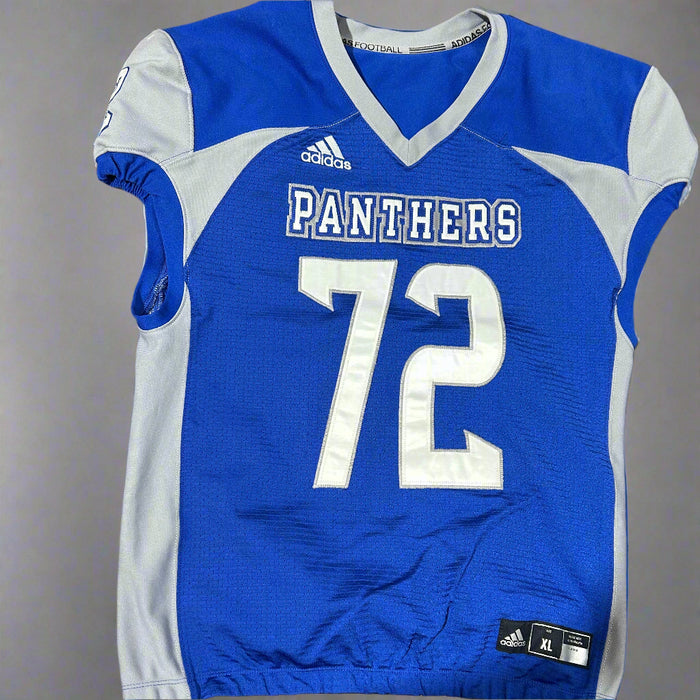 Retired Blue Panther Football Official Game Jerseys