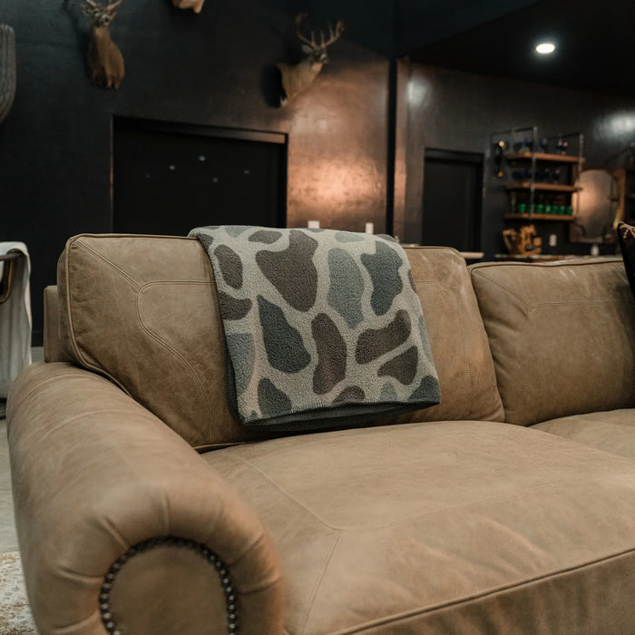 Sherpa Blanket by Burlebo - NEW ARRIVAL!  60” x 70”.  2 Colors Available