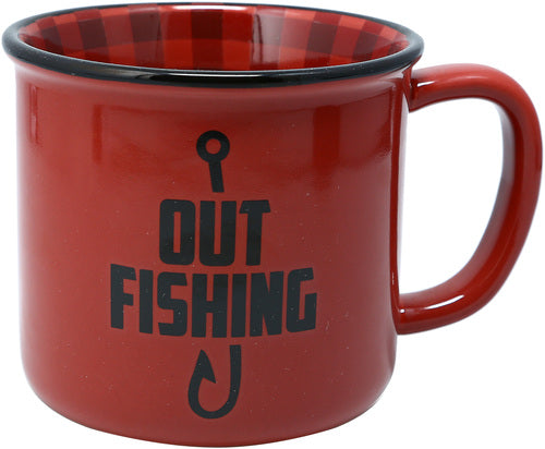 Out Fishing 18oz Coffee Cup