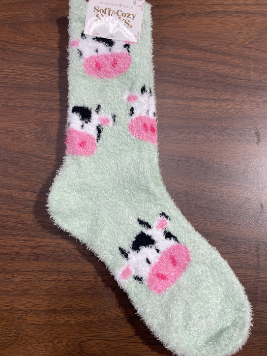 Soft and Cozy Cows Socks