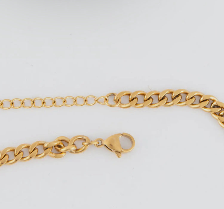 Waterproof Gold 16” Carabiner Necklace