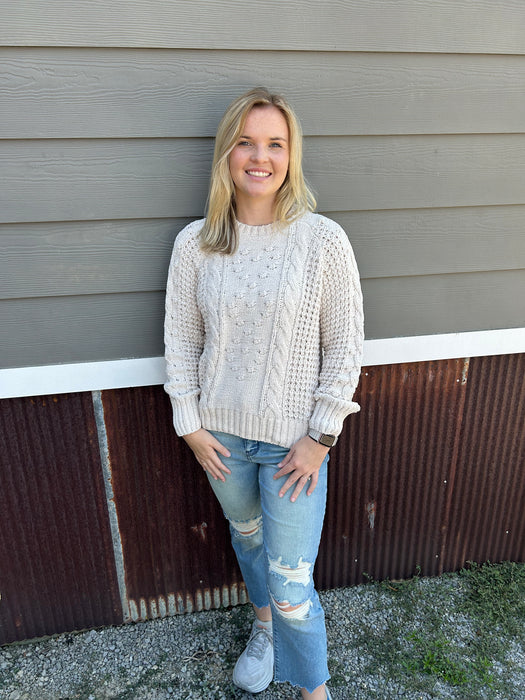 Have My Heart Chenille Sweater (REG/PLUS) - 2 Colors!