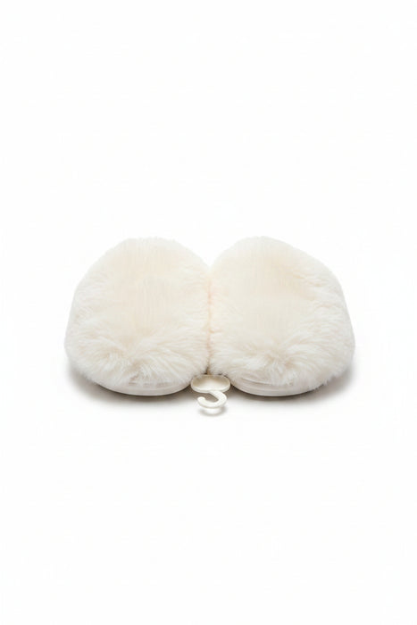 White Super Fluffy Slippers