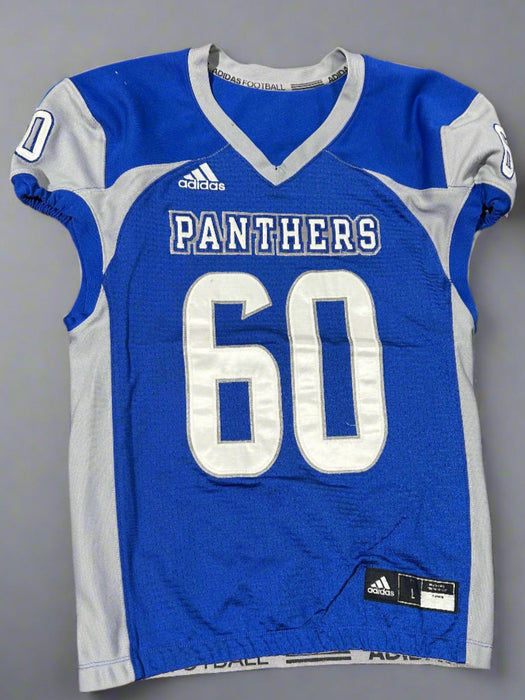Retired Blue Panther Football Official Game Jerseys