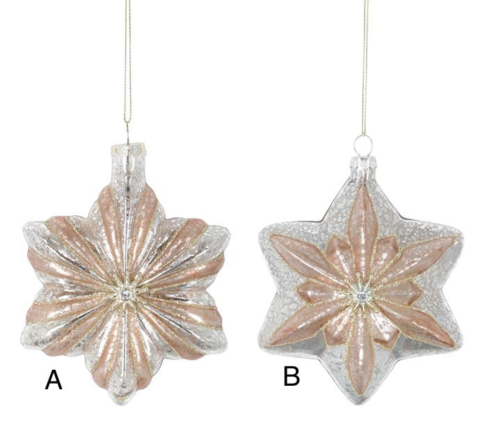 Gold Snowflake Ornament - 2 Styles!