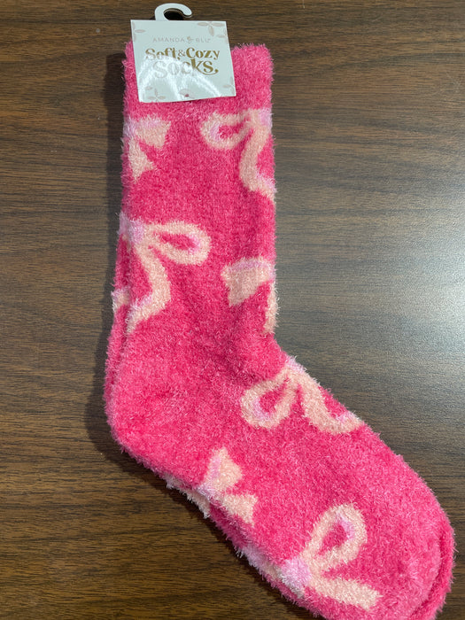 Soft and Cozy Boots & Bows Socks