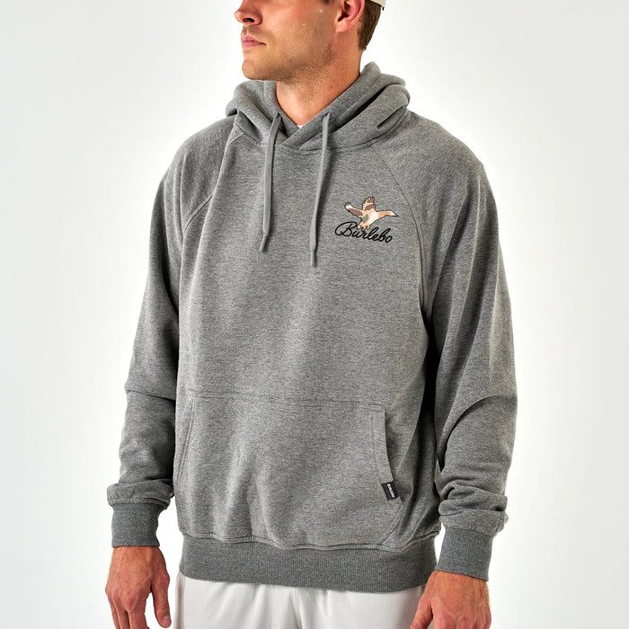 Burlebo Ducks Flying In- Dark Heather Grey Fleece Hoodie
