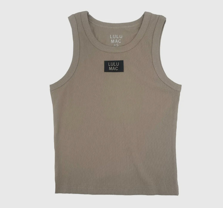 Sand Lulu Mac Logo Tank
