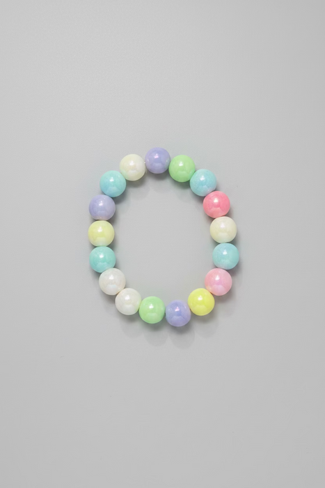 "Color Burst Bracelet" -Kid's Colorful Beaded Bracelet. 2 Sizes Available
