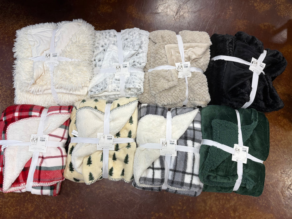 50" x 60" Throw Blankets