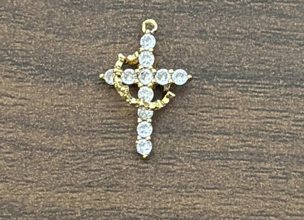 Crowned Cross Necklace