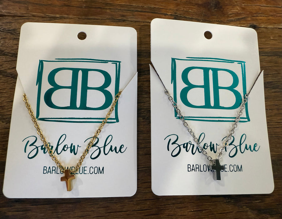 This “Little Light” Cross Necklace ✨ (Gold or Silver)