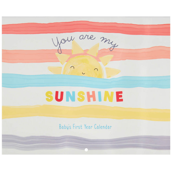 You Are My Sunshine - Baby’s 1st Year Calendar