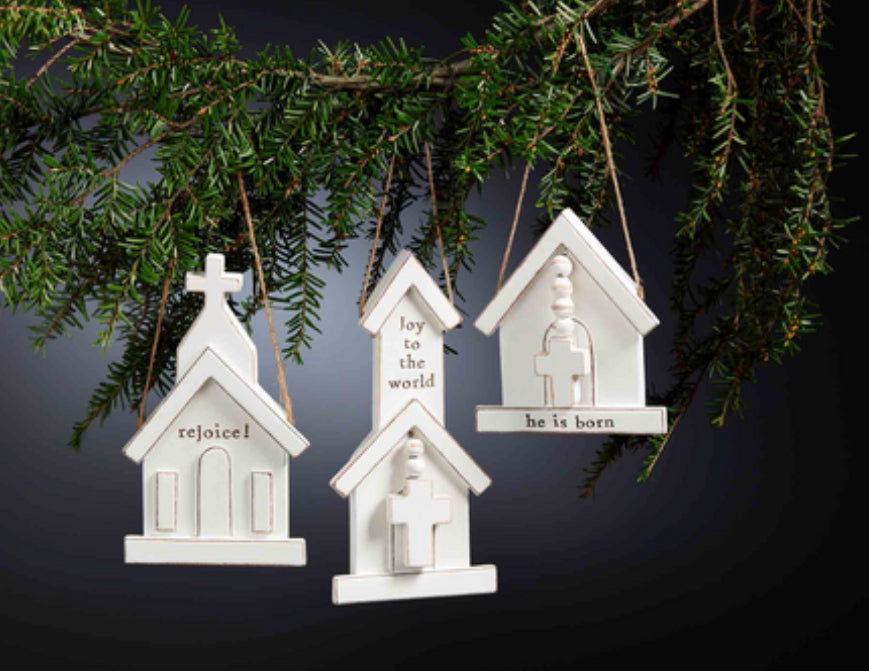 Church Ornaments - 3 Styles!