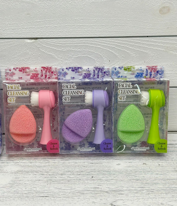 Facial Cleansing Brush Set by Simply Southern.