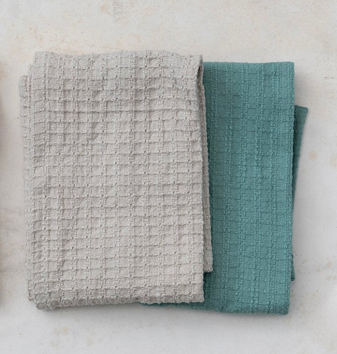 Cotton Waffle Weave Tea Towels - 2 Colors!