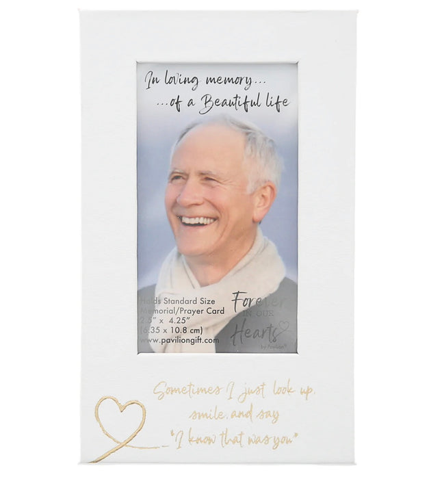 That Was You - Visor Memorial Photo Frame with Magnet (Holds 2.5" x 4.25" Photo)
