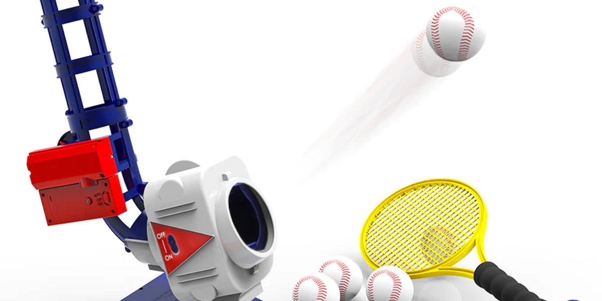 2 in 1 Baseball & Tennis Pitching Machine Active Training Toys Set