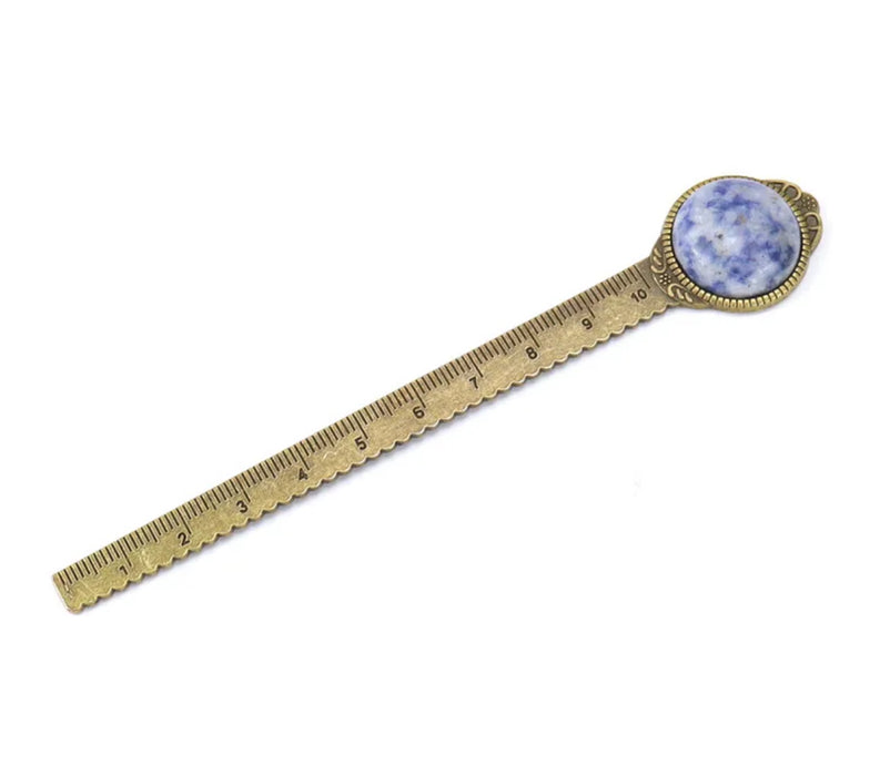 Stone & Story – Gemstone Bookmark Rulers