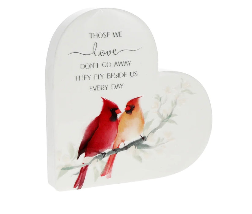 Those We Love - 5" Ceramic Heart Plaque