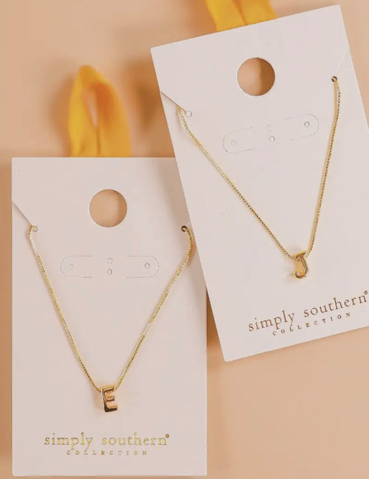 Gold Dainty Initial Necklace