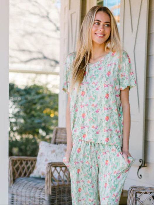 Lost in the Moment Pajama Pants Set by Mary Square