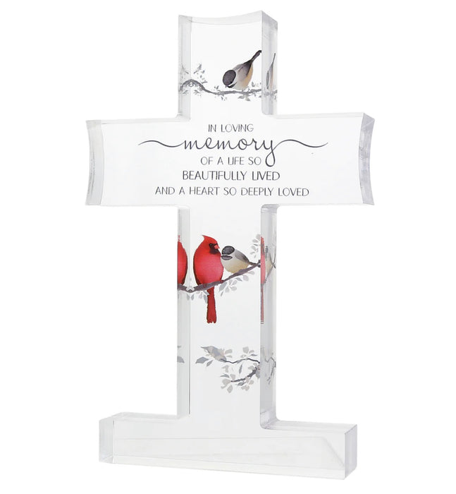 Memory - 7" Acrylic Cross Plaque