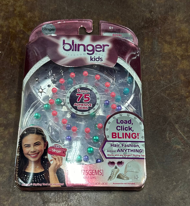 Hair Blinger!  Easily add sparkles & gems to any hair!  Starter kit & refills.