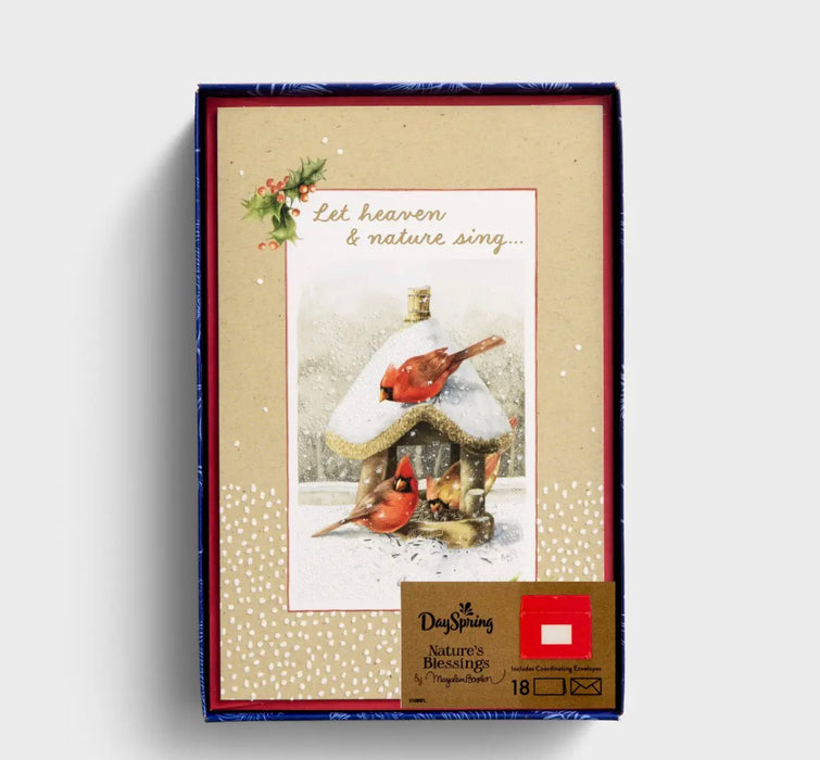 Let Heaven & Nature Sing - 18 Christmas Boxed Cards, NLT