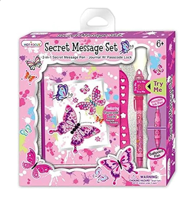 Secret Message Journal Set - 4 Styles!