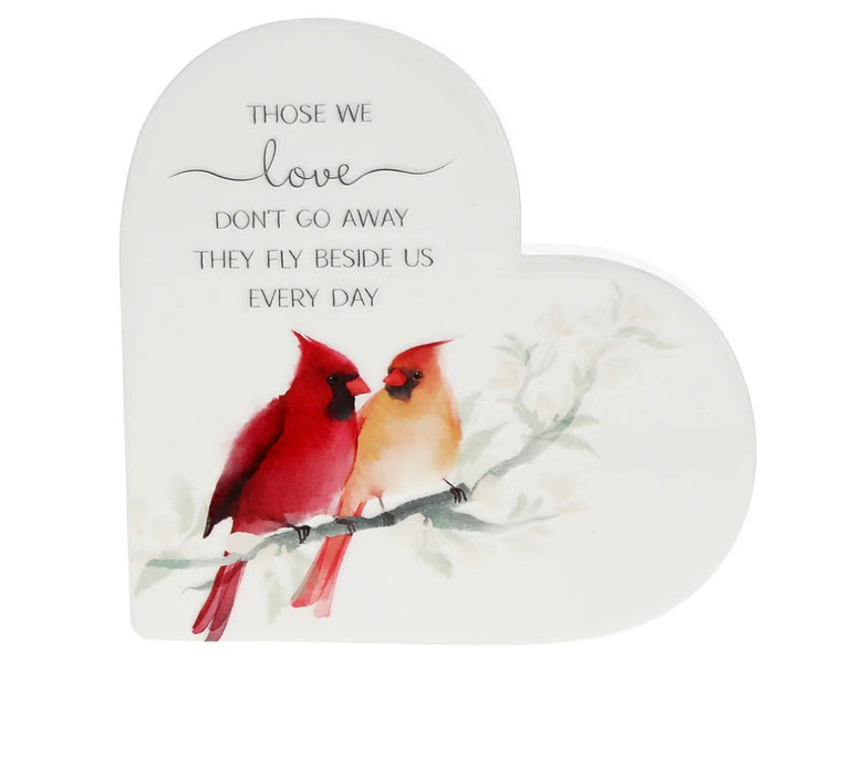 Those We Love - 5" Ceramic Heart Plaque