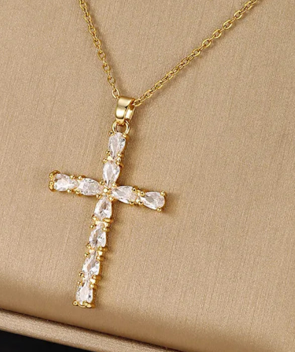 ✨ The Guiding Light Cross Necklace
