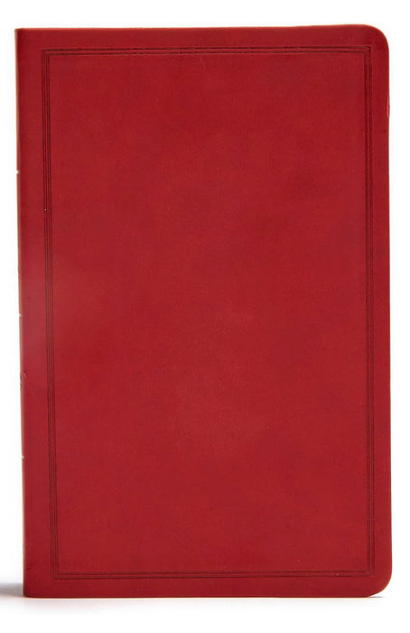CSB Deluxe Gift Bible - Burgundy LeatherTouch