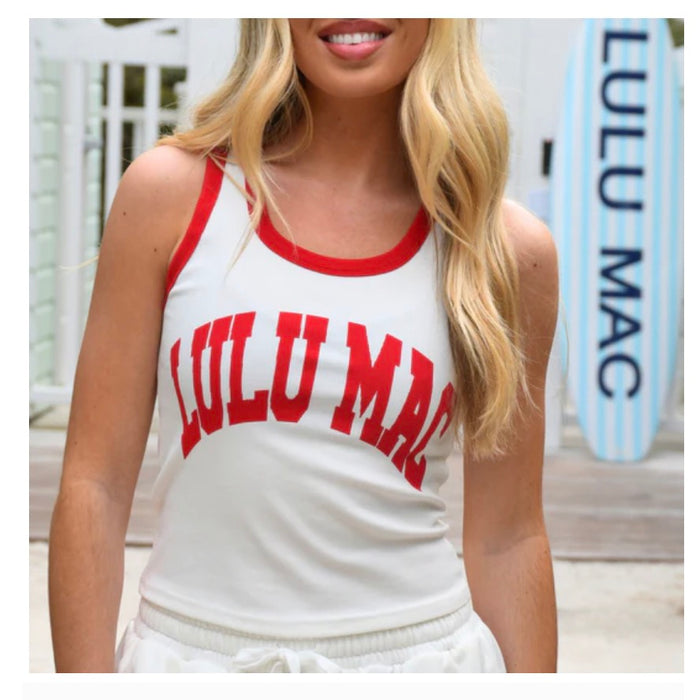 Adult Lulu Mac Tank Red