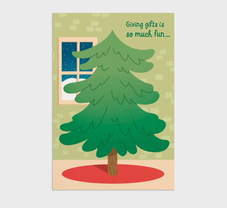 Interactive Sticker Christmas Tree - 8 Christmas Boxed Cards