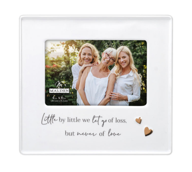 Let Go of Loss, Never of Love (4x6) Picture Frame