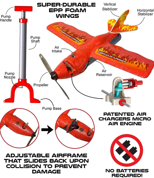 Aero-Storm Aerobatic Stunt Plane.  Easy to use
