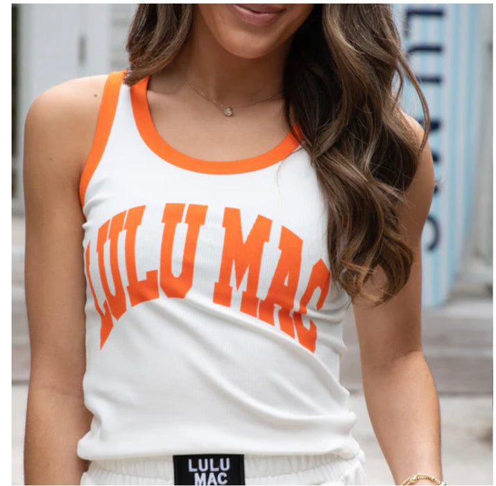 Adult Lulu Mac Tank Orange