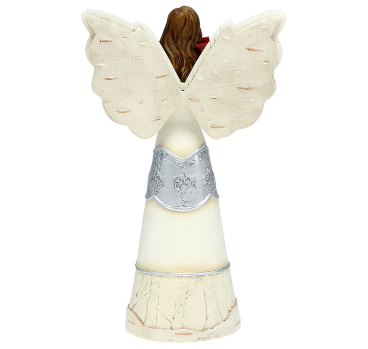 Light Remains - 9" Angel Holding Lantern