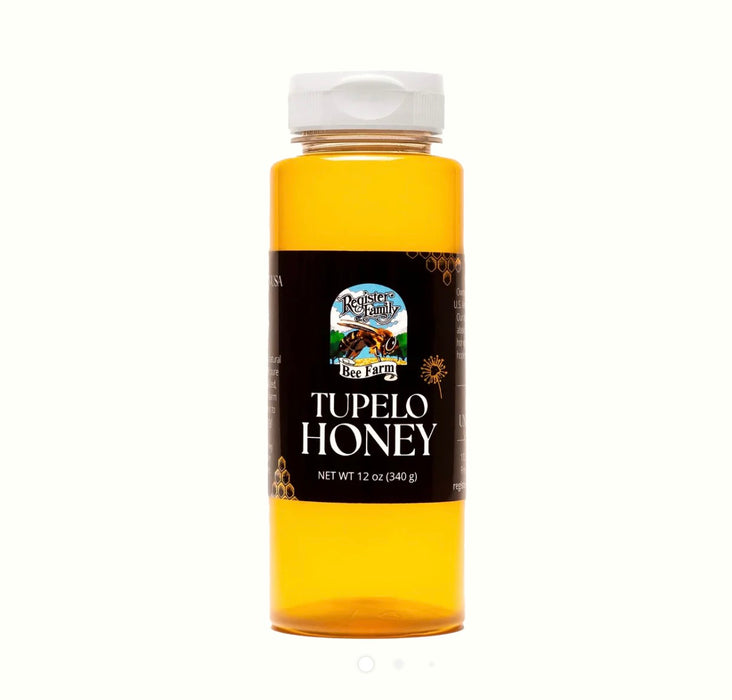 Tupelo Honey in a 12oz Squeeze Bottle