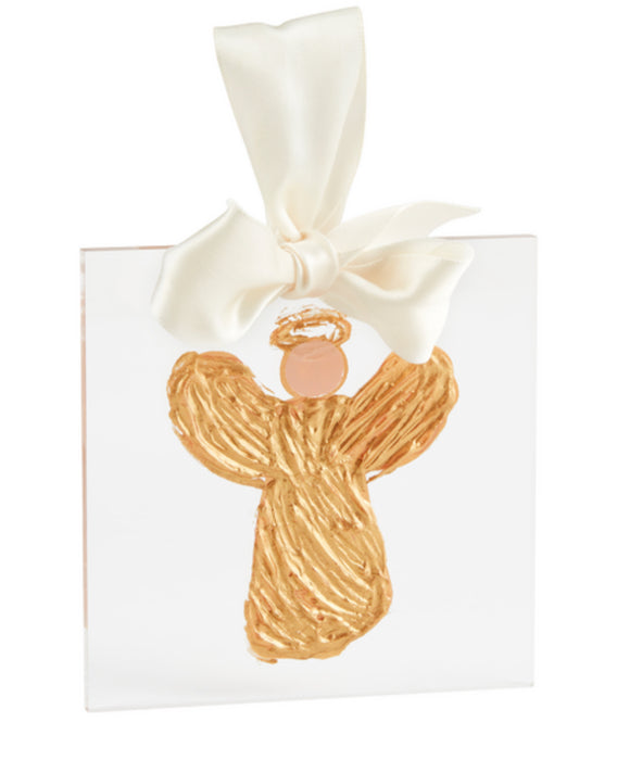 Angel Gold Acrylic Ornament