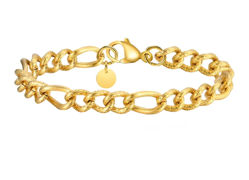 The Harper Textured Link Bracelet