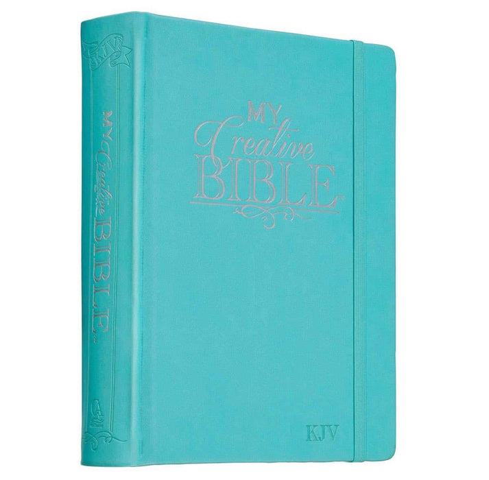 Teal Faux Leather Hardcover My Creative Bible - KJV Journaling Bible