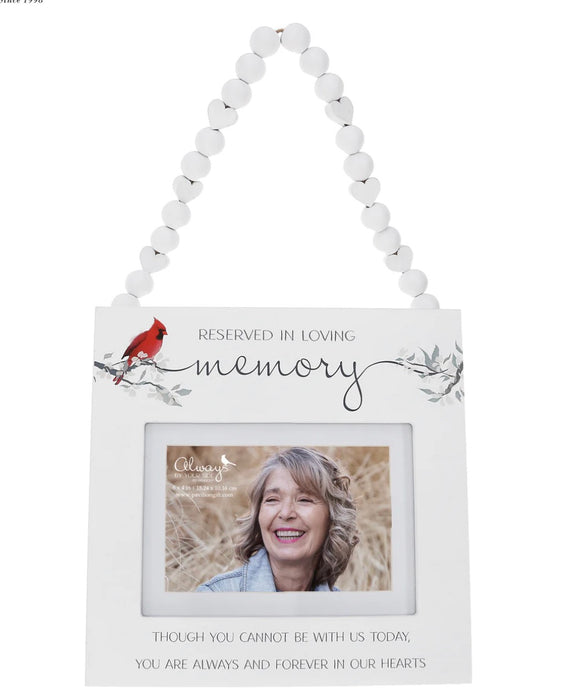 Reserved In Loving Memory - Reserved Seat Photo Frame (Holds 6" x 4" Photo)