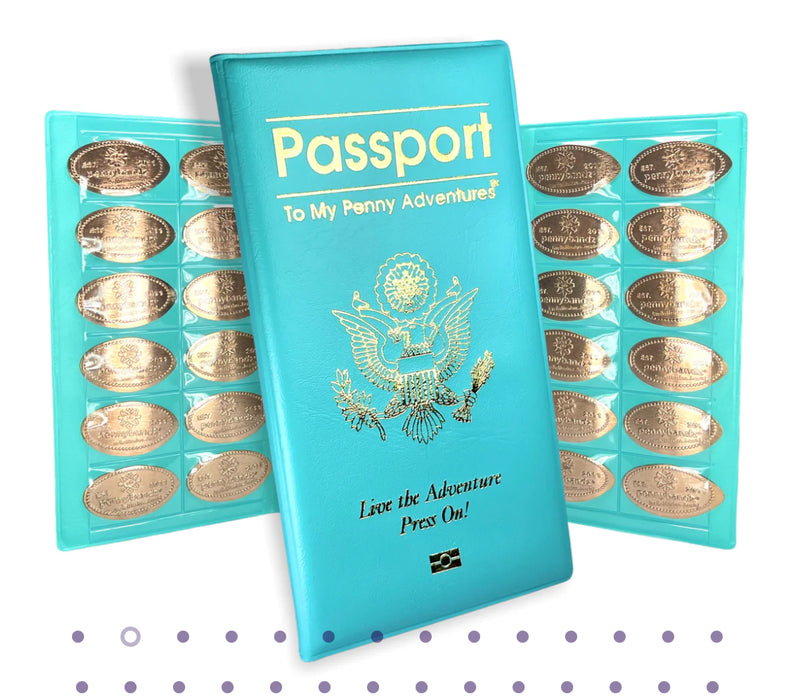 Penny Passport Collector Book for Pressed Pennies