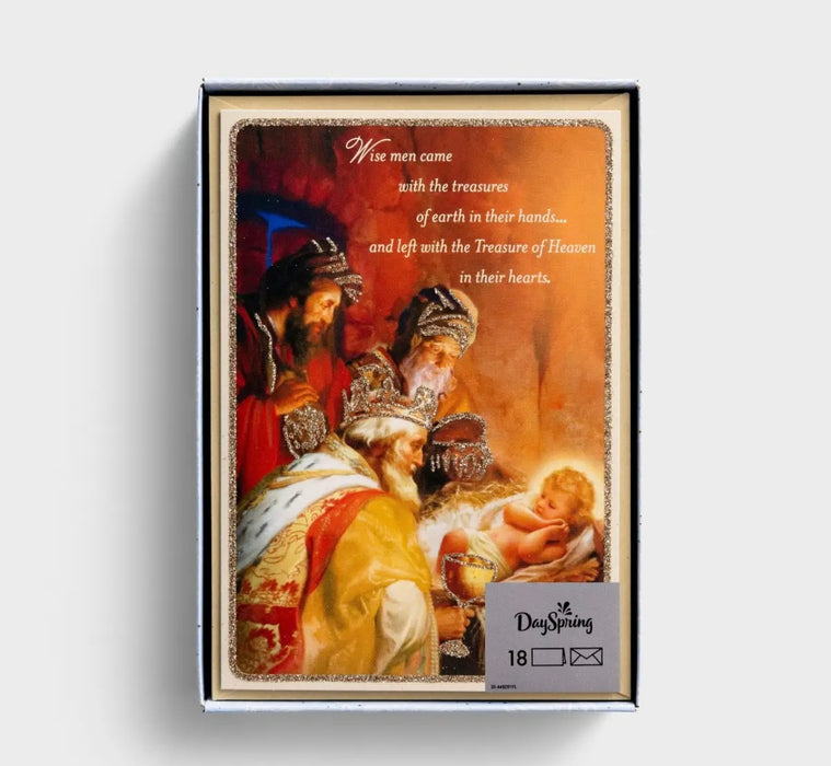 Wise Men Came With Treasures - 18 Christmas Boxed Cards, NRSV