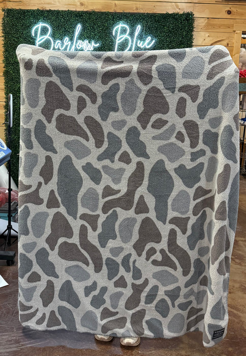 Sherpa Blanket by Burlebo - NEW ARRIVAL!  60” x 70”.  2 Colors Available