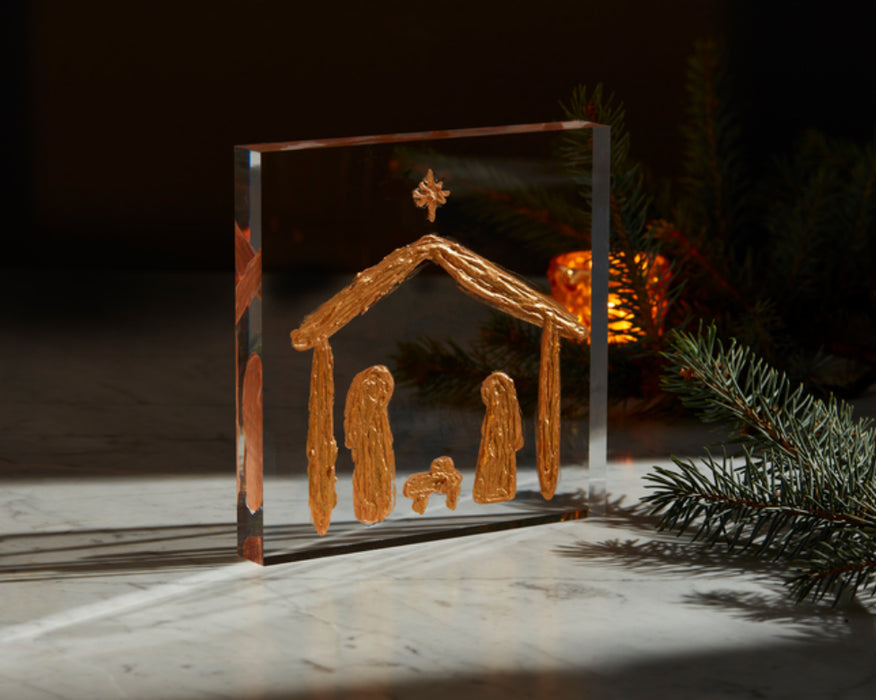 Acrylic Nativity Plaque