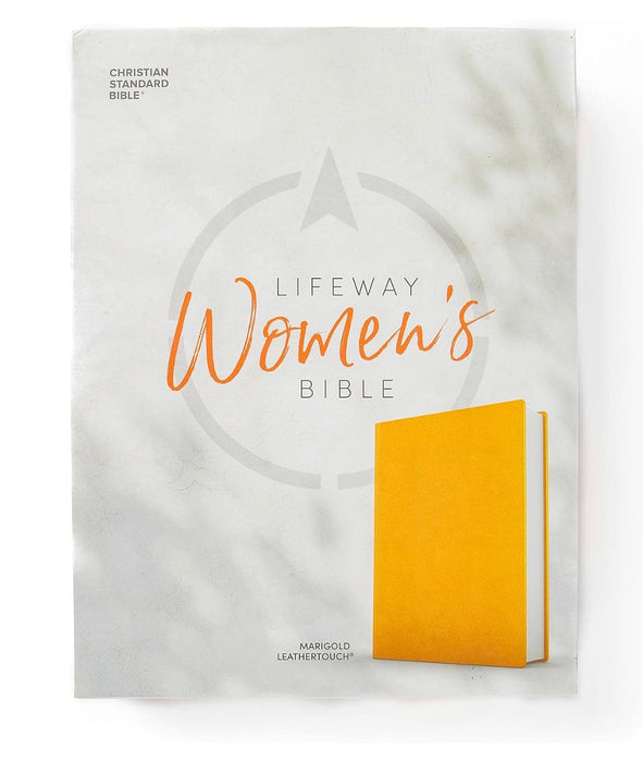 CSB Lifeway Women's Bible - Marigold LeatherTouch Christian Standard Bible