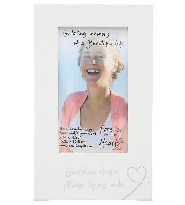 By My Side - Visor Memorial Photo Frame with Magnet (Holds 2.5" x 4.25" Photo)